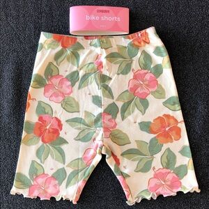 Gymboree Aloha Wahine 100% Cotton Pull-On Soft &  Comfortable Bike Shorts Size 6